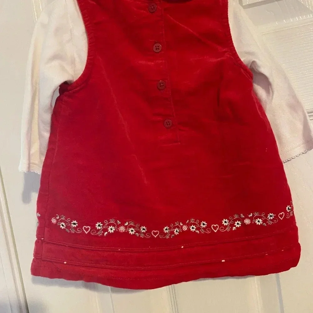 Baby Gap Velvet Jumper, Shirt, and Diaper Cover